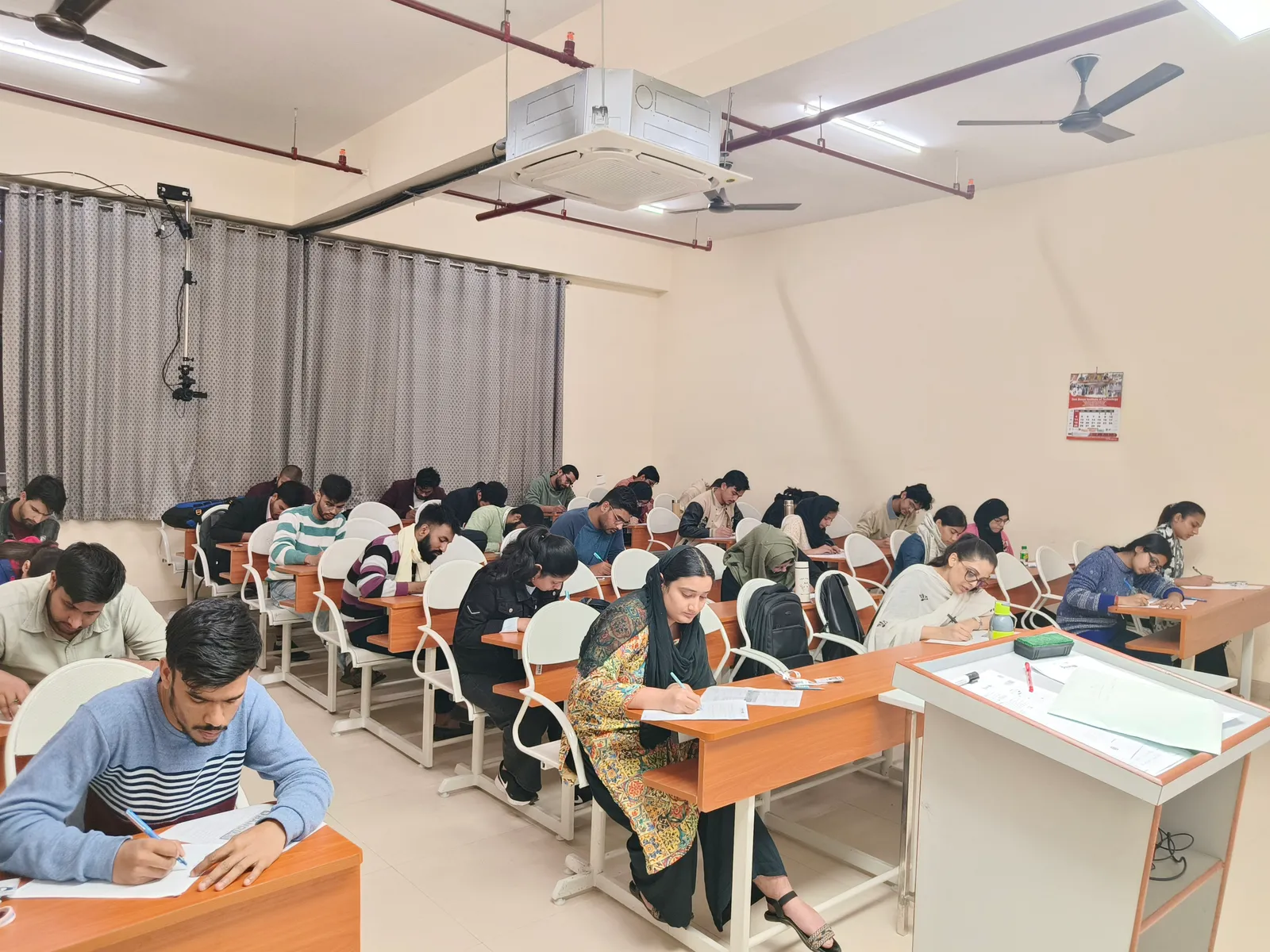 Air-conditioned classrooms
