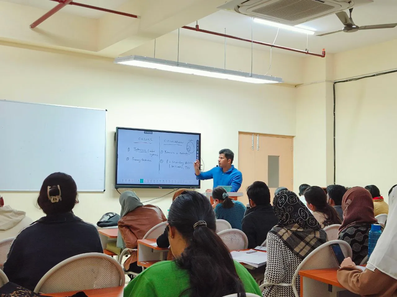 Smart classroom in session